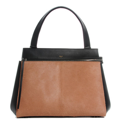 Celine Pony Hair Medium Edge Shoulder Bag Praline 1 of 9