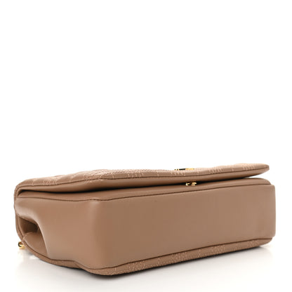 Burberry Lambskin Quilted Small Lola Bag Camel 4 of 10