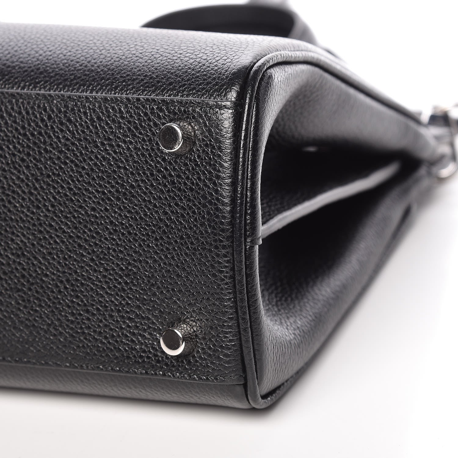 Gucci Grainy Calfskin Small Zumi Top Handle Bag Black 14 of 15