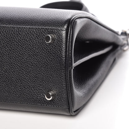 Gucci Grainy Calfskin Small Zumi Top Handle Bag Black 14 of 15