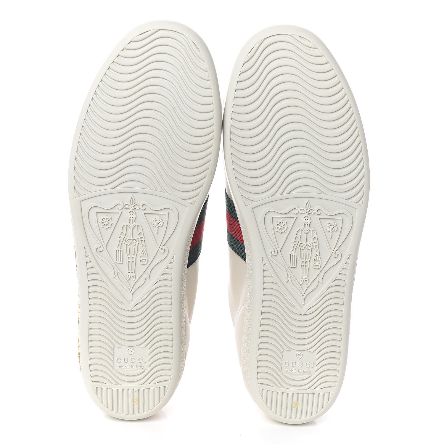 Gucci X SEGA Calfskin Ayers Web Guccy Womens Ace Sneakers 39 White 5 of 9