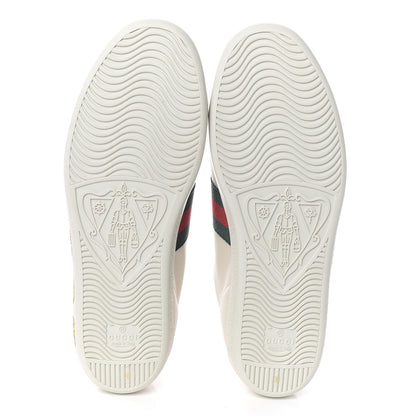 Gucci X SEGA Calfskin Ayers Web Guccy Womens Ace Sneakers 39 White 5 of 9