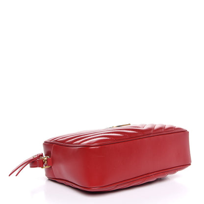 Saint Laurent Calfskin Matelasse Monogram Lou Camera Bag Rouge Eros 4 of 7