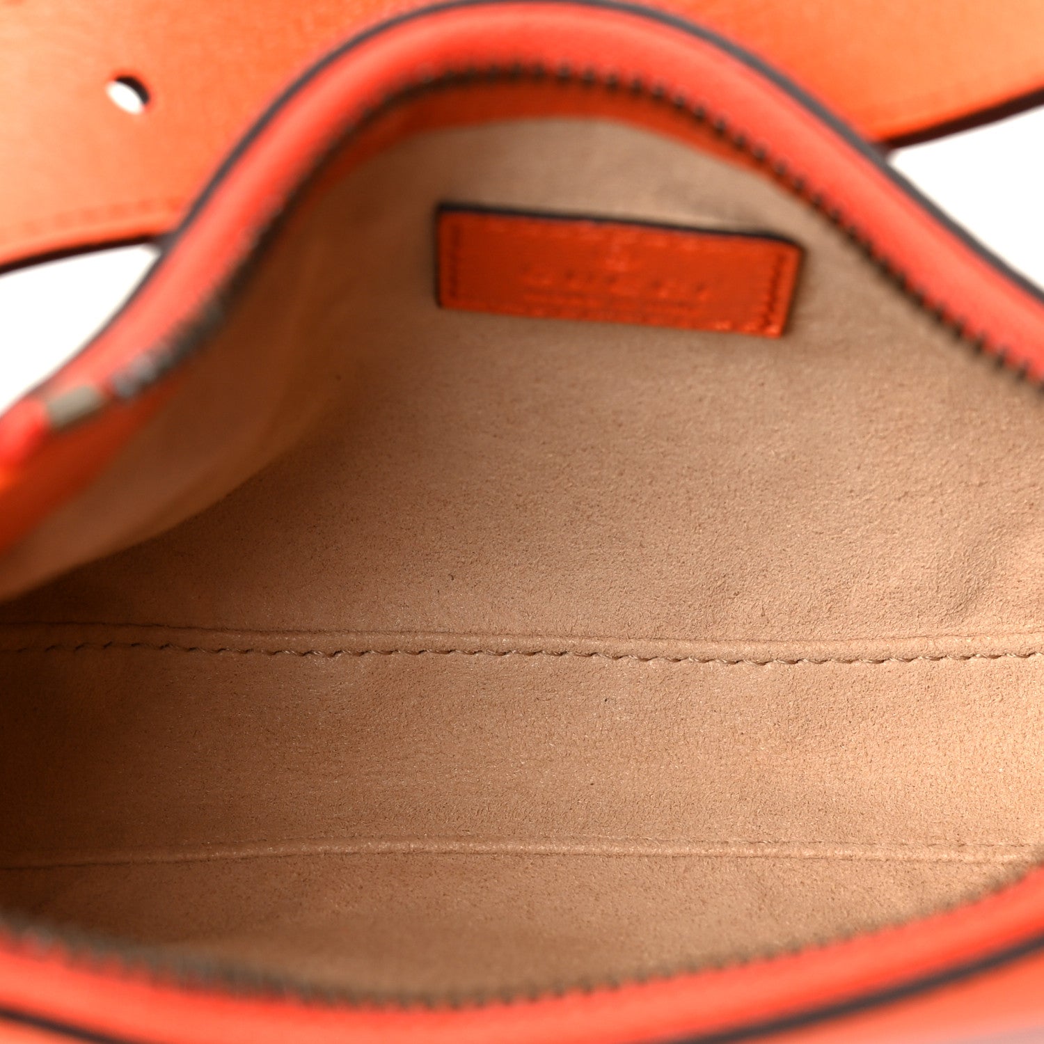 Gucci Goatskin Mini Aphrodite Shoulder Bag Orange 4 of 10