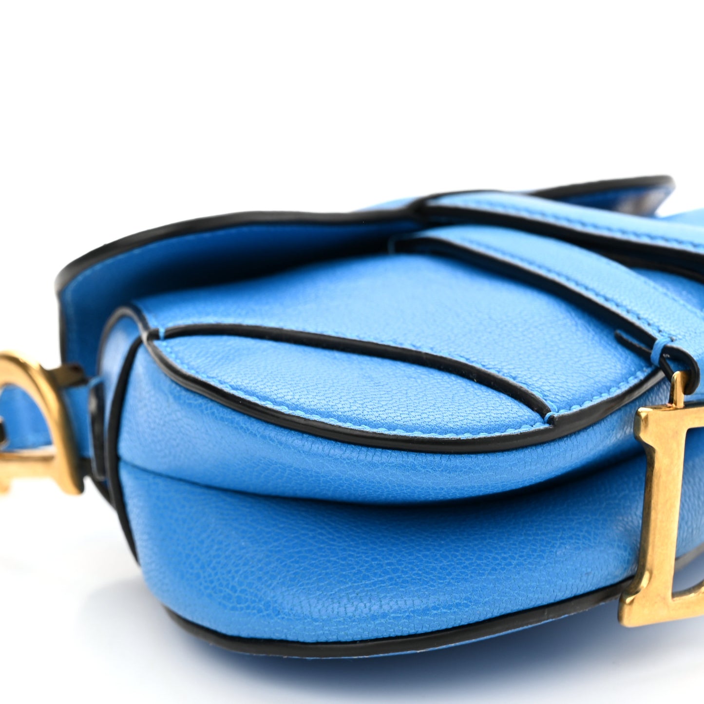Micro Saddle Bag With Strap Blue