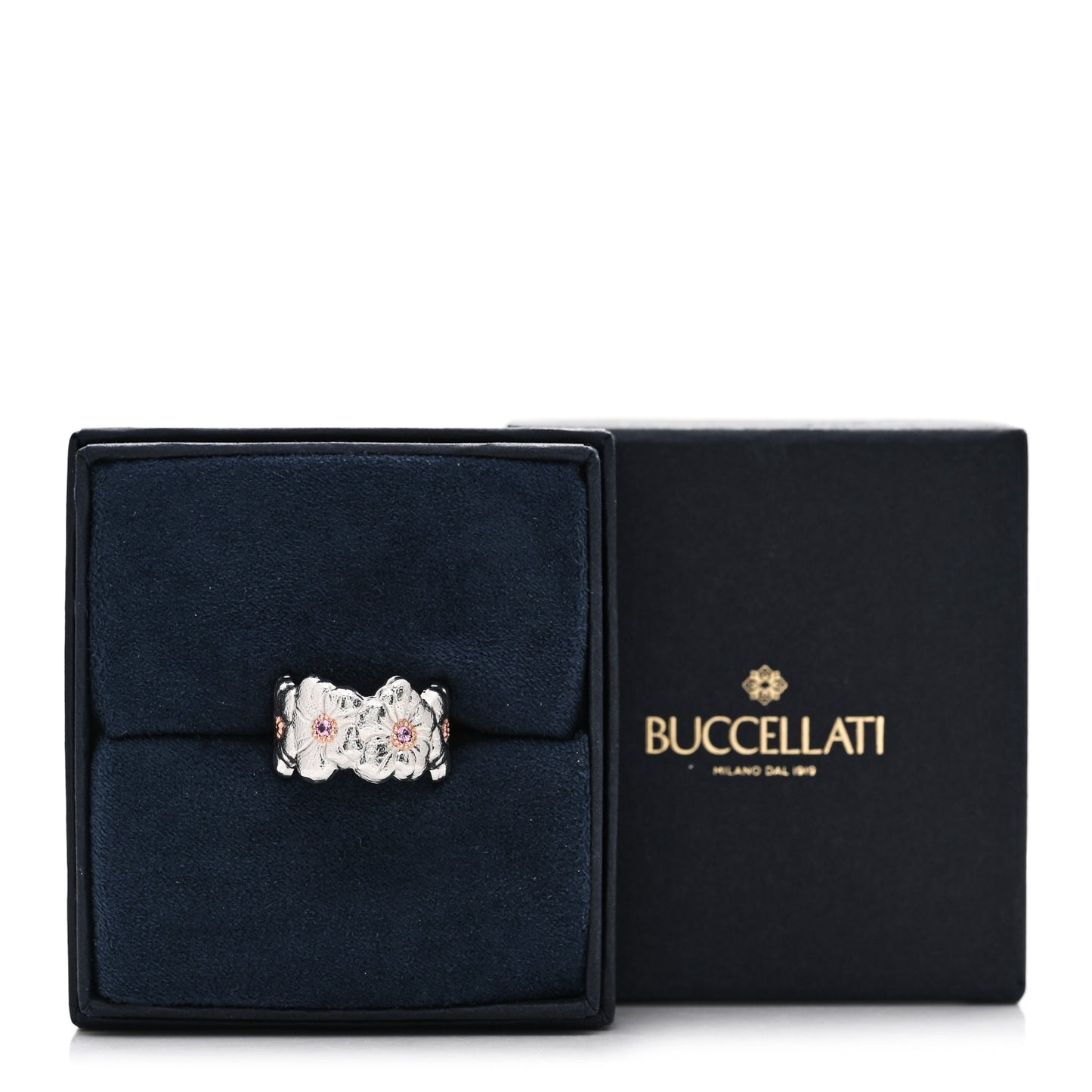Sterling Silver Gold Vermeil Pink Sapphire Blossoms Daisy Ring 52 6