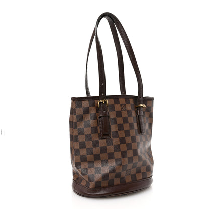 Louis Vuitton Damier Ebene Marais Bucket 23 3 of 10