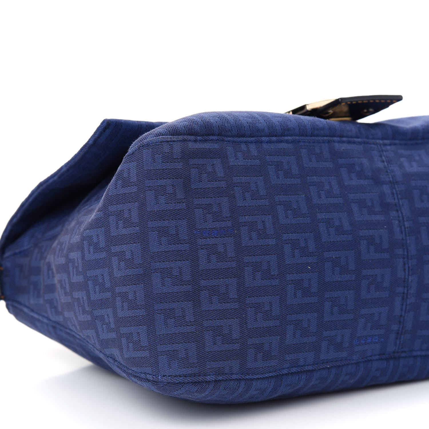 Fendi Zucchino Mama Baguette Blue 7 of 8