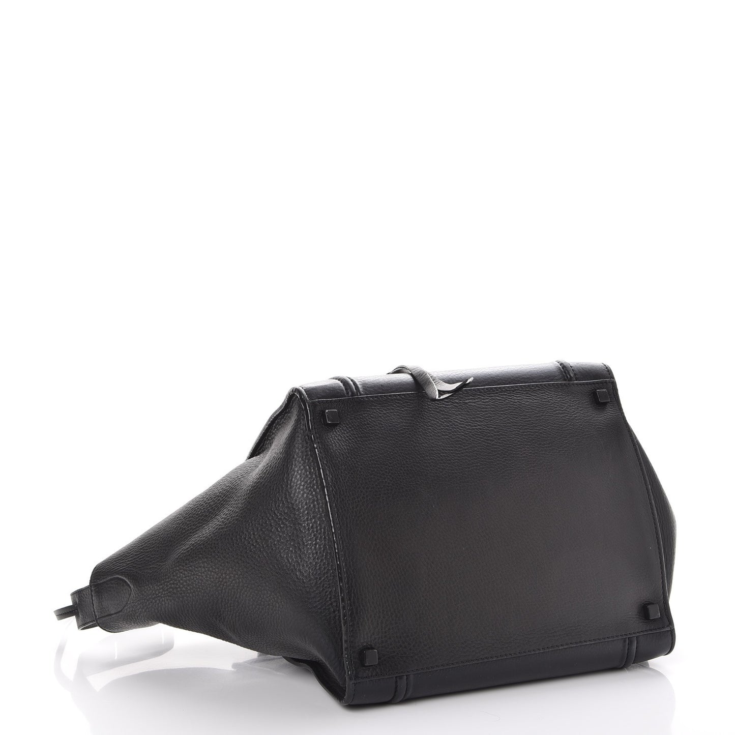 Supple Calfskin Medium Phantom Luggage Black