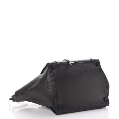 Celine Supple Calfskin Medium Phantom Luggage Black 4 of 20