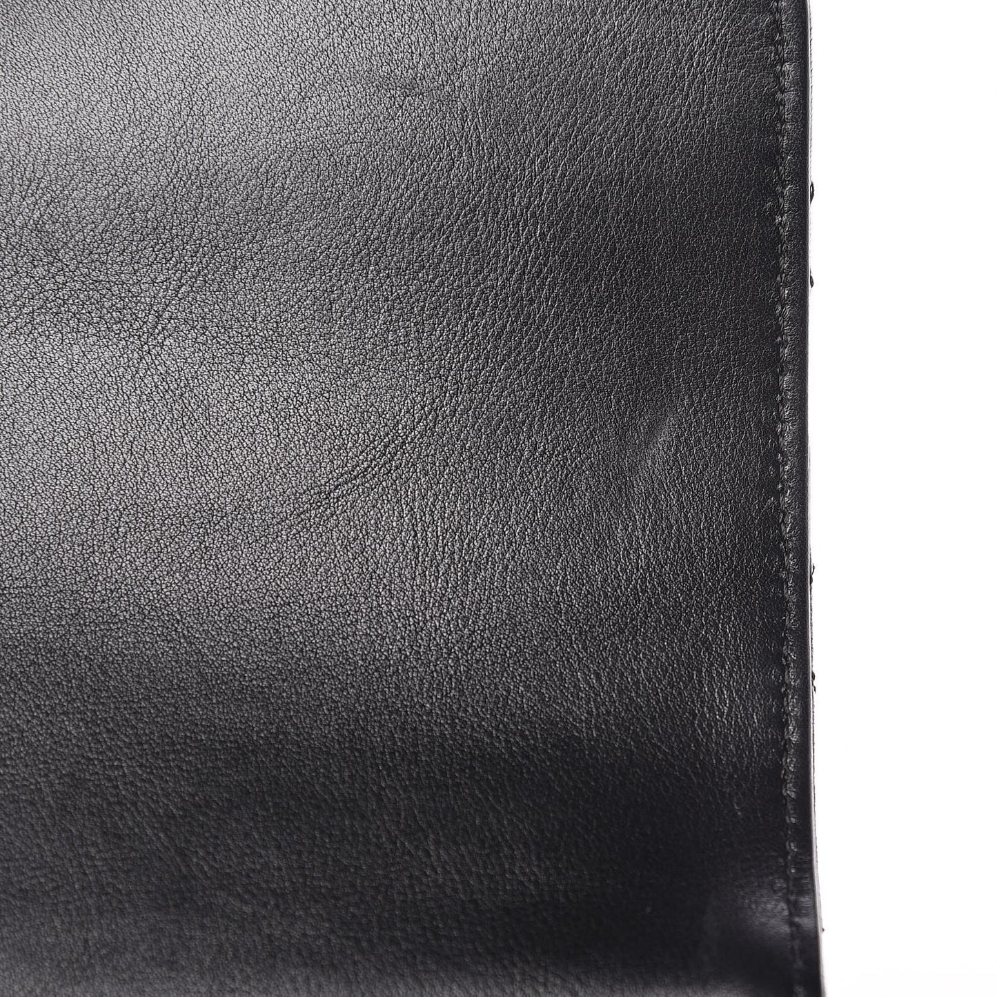 Calfskin Caviar Quilted Mini Chain Handle Flap Black
