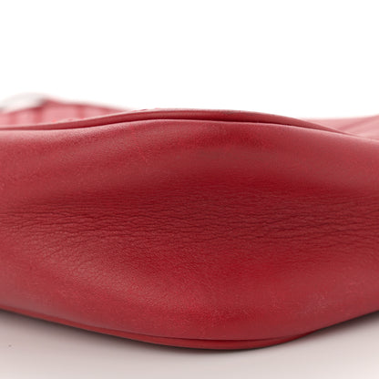 Gucci Calfskin Matelasse Small GG Marmont Chain Shoulder Bag Hibiscus Red 10 of 14