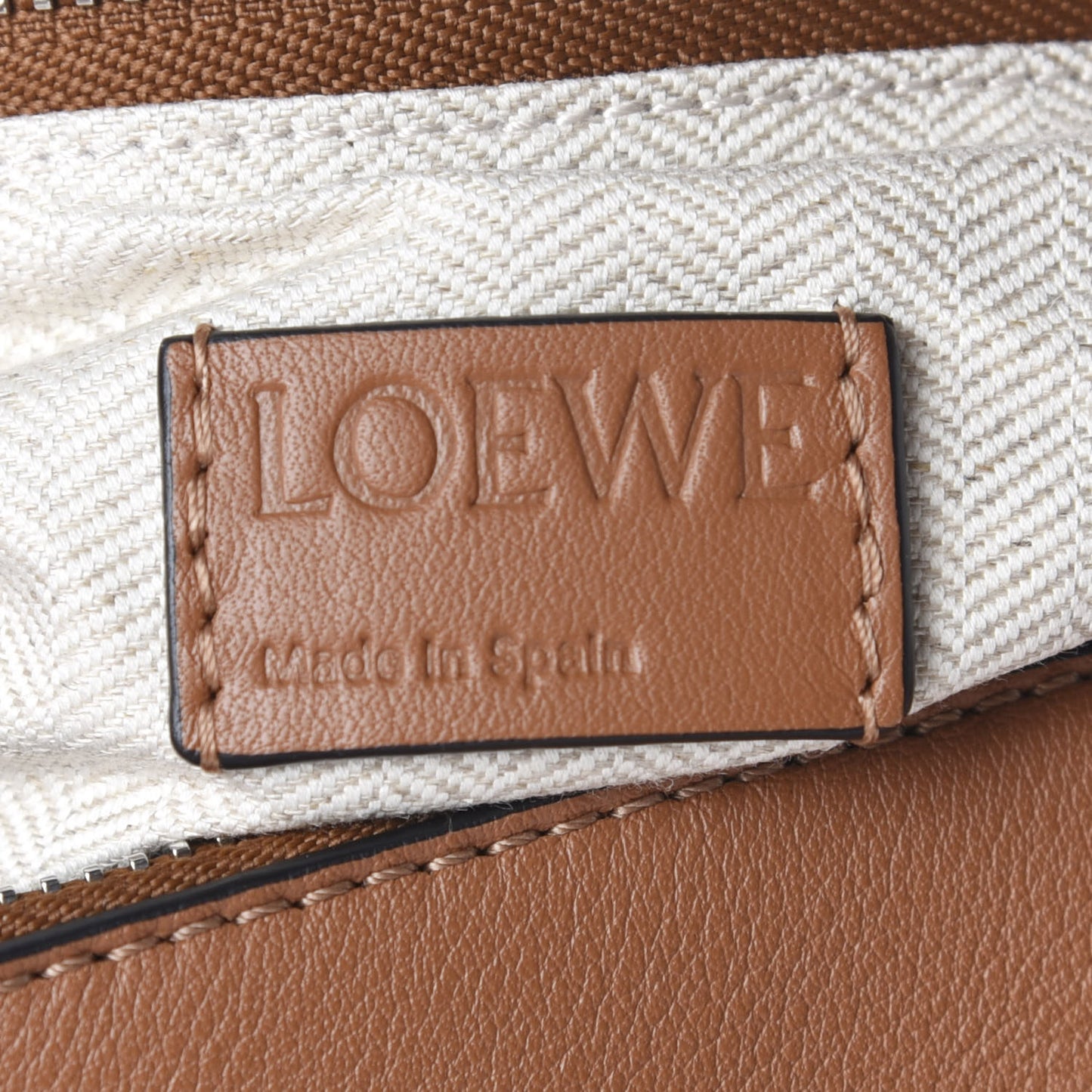Calfskin Medium Puzzle Bag Tan