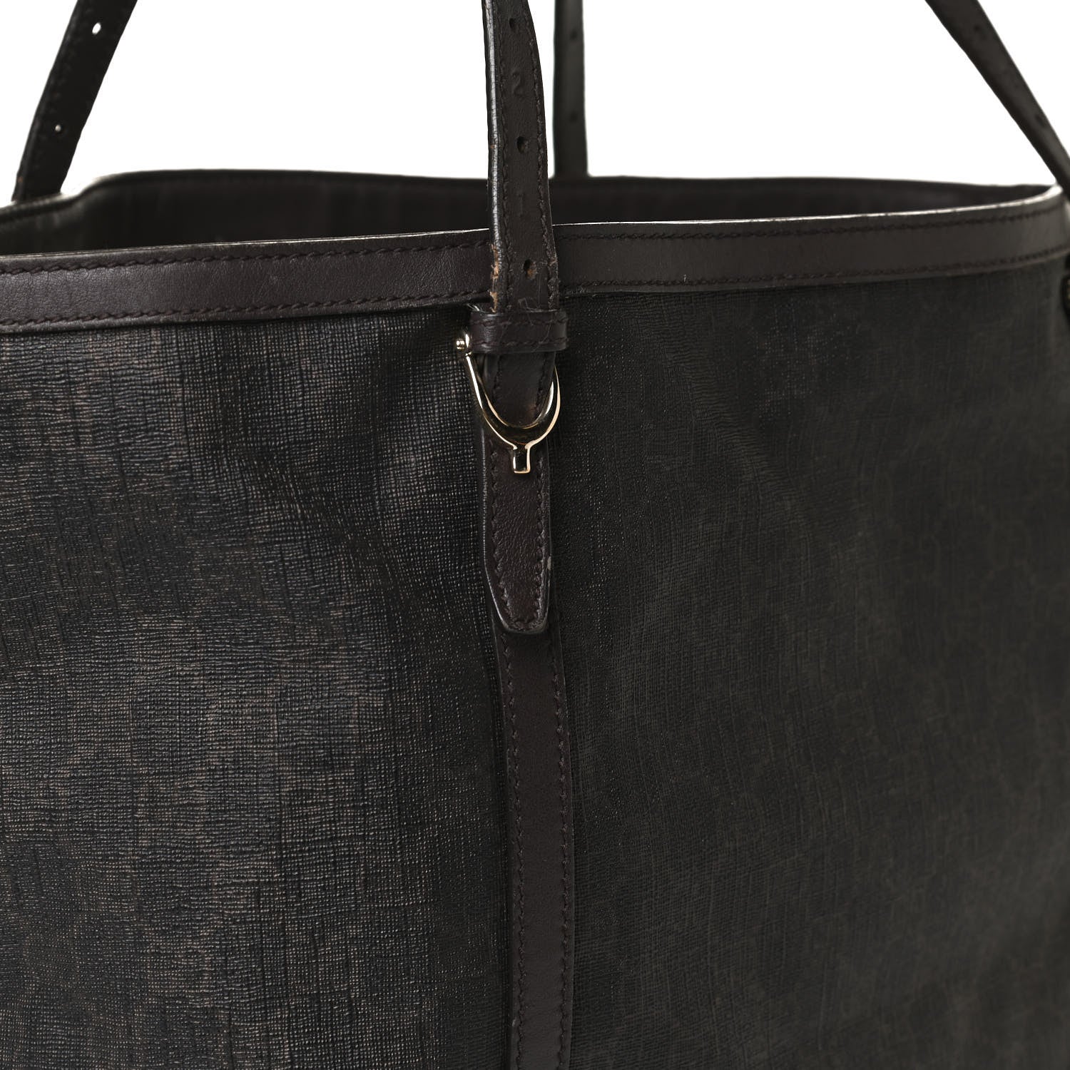 Gucci GG Supreme Monogram Medium Nice Tote Dark Brown 10 of 23