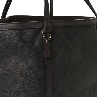 Gucci GG Supreme Monogram Medium Nice Tote Dark Brown 10 of 23
