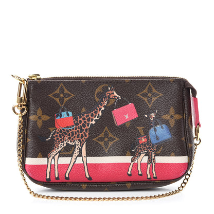 Louis Vuitton Monogram 2017 Christmas Animation Mini Pochette Accessories 1 of 7