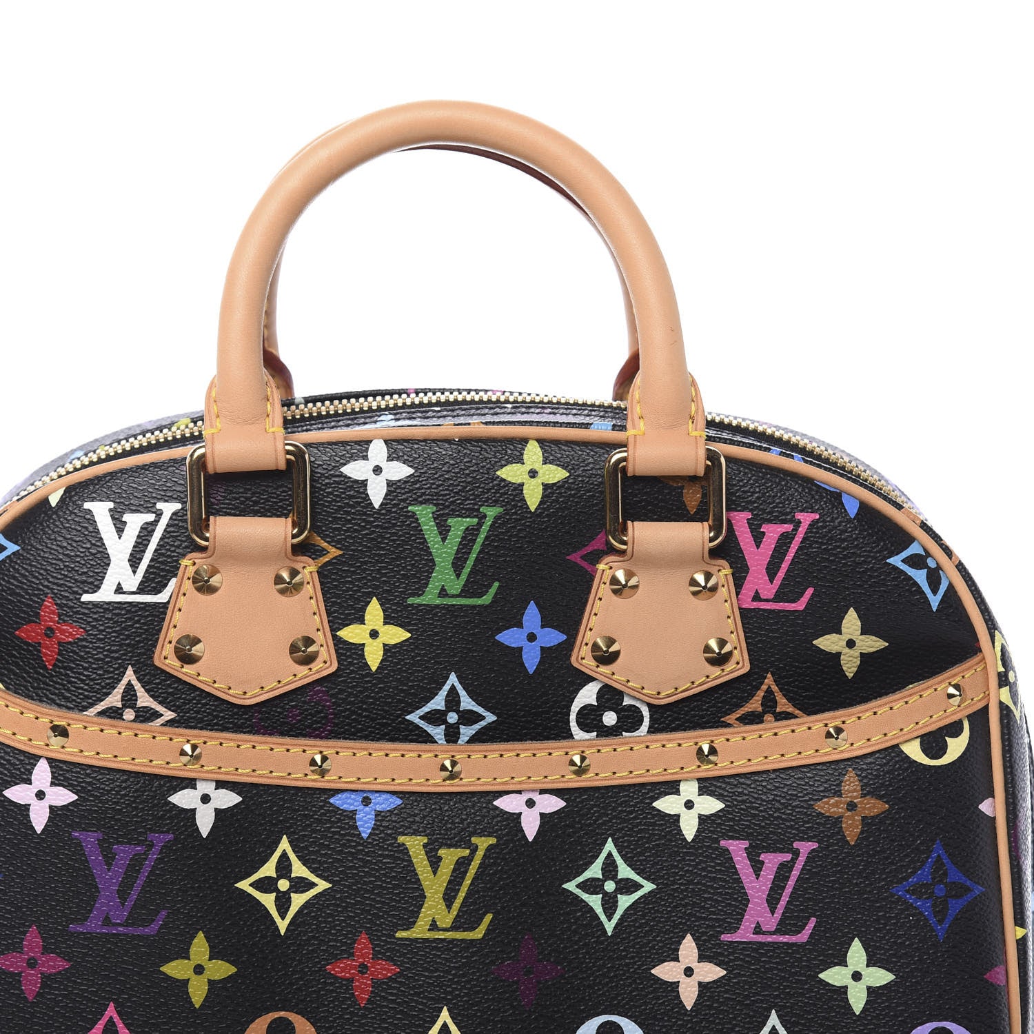 Louis Vuitton Monogram Multicolor Trouville Black 7 of 10