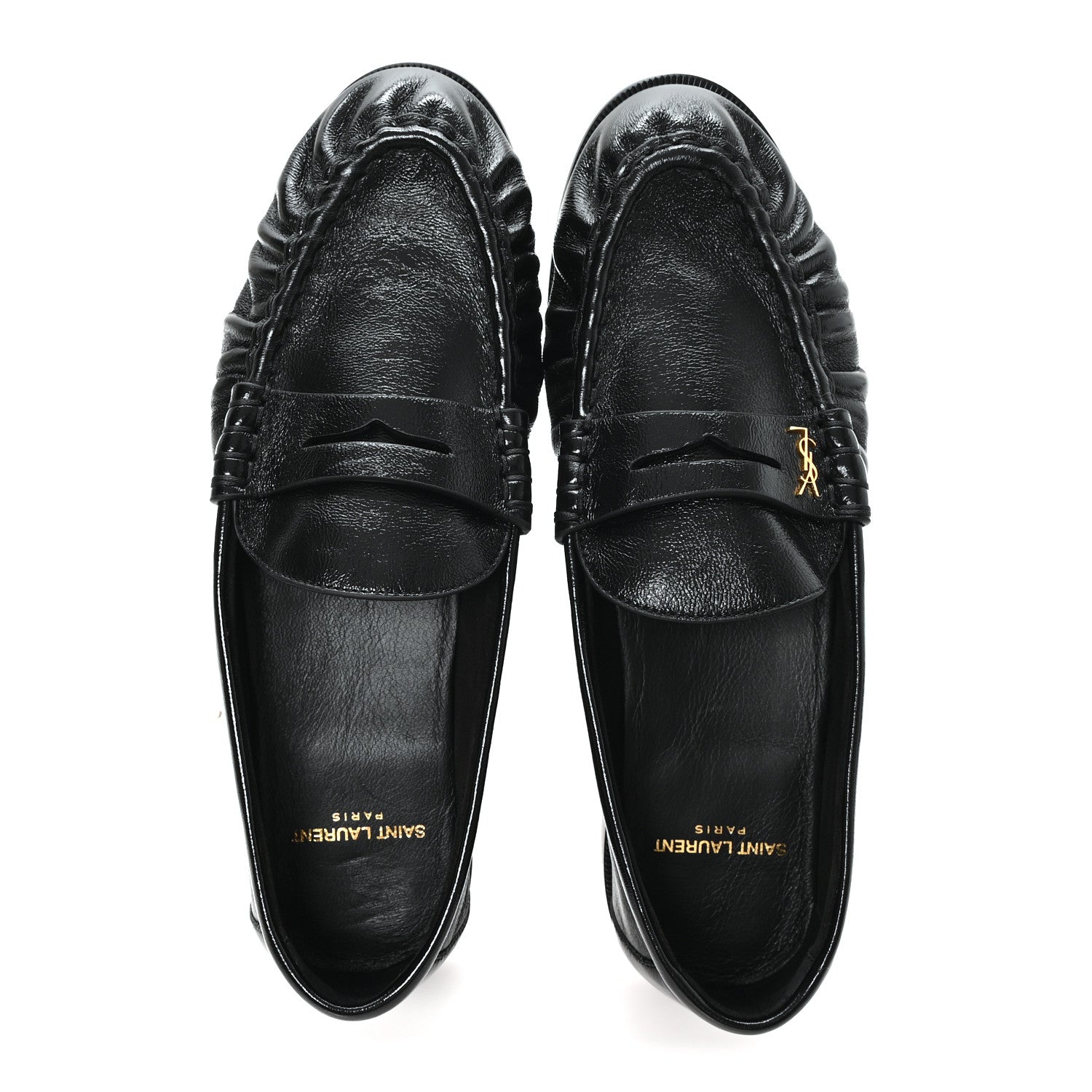Saint Laurent Radiance Calfskin Le Loafer 15 Moccasin 40 Black 2 of 10