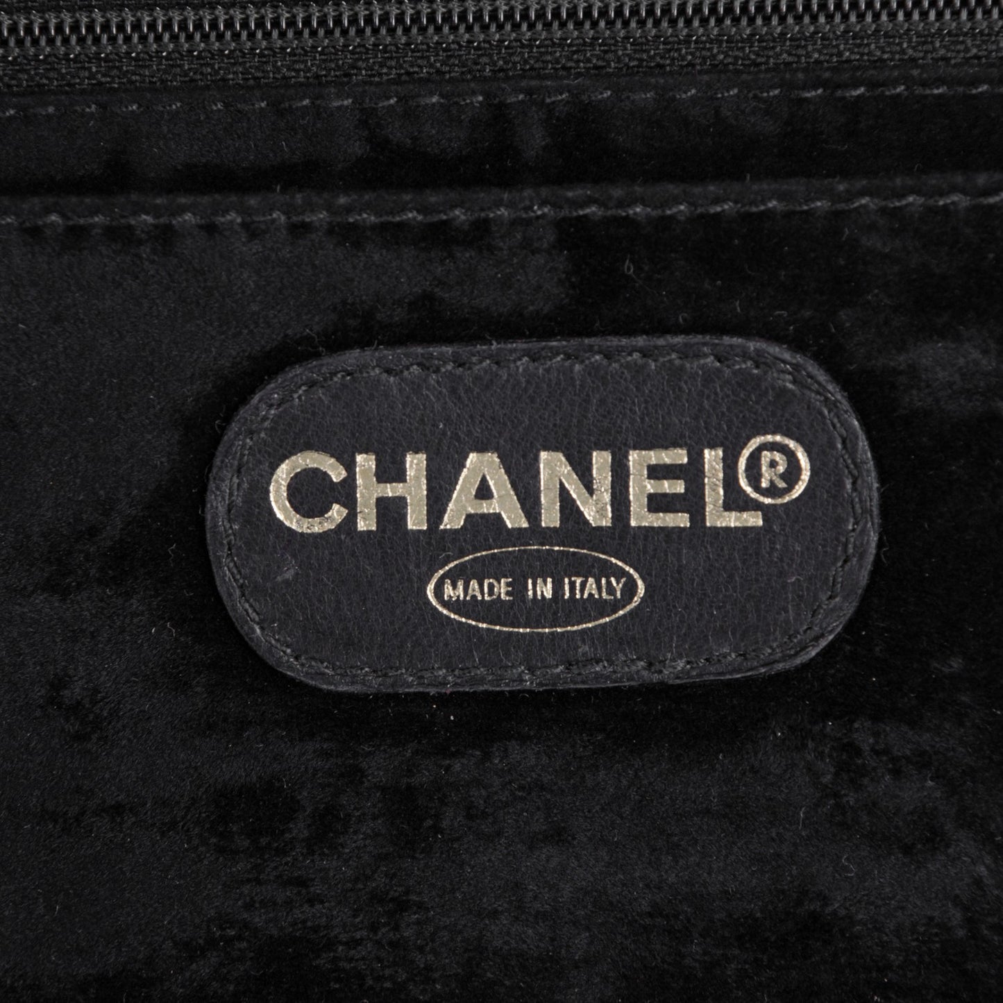 Patent CC Vanity Cosmetic Case Black