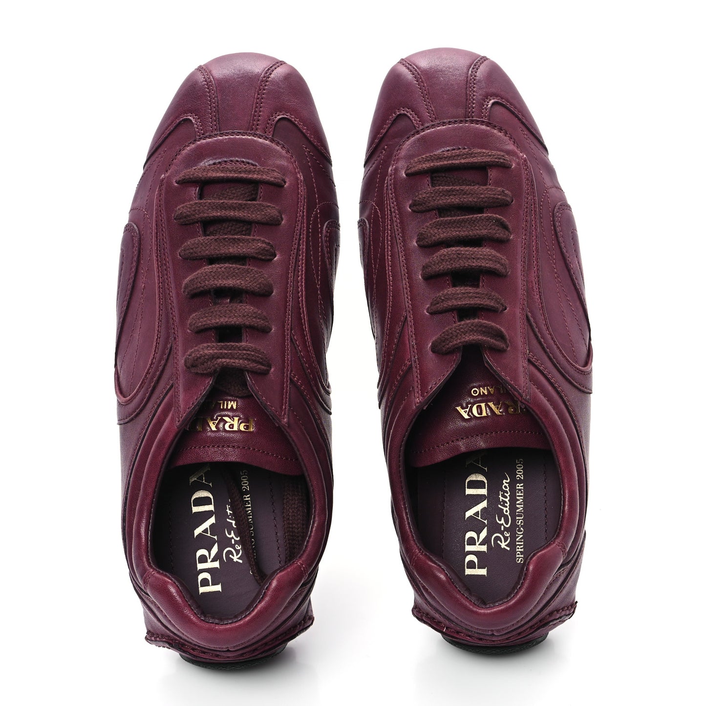 Soft Nappa Re-Edition 2005 Men's Montecarlo Antiqued 8 Burgundy