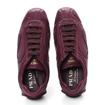 Prada Soft Nappa Re-Edition 2005 Men's Montecarlo Antiqued 8 Burgundy 2 of 9