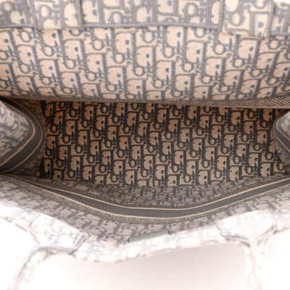 Christian Dior Oblique Large Book Tote Grey 5 of 10