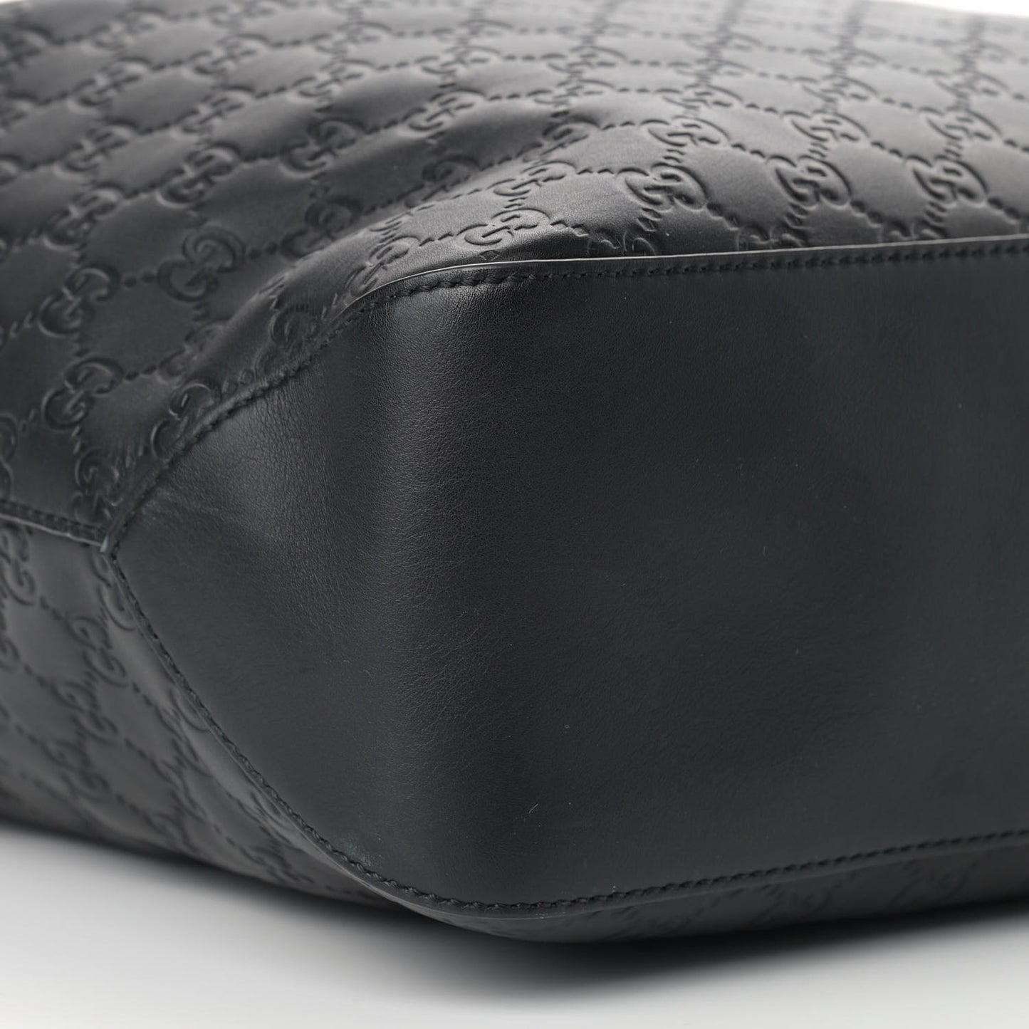 Guccissima Signature Large Linea A Hobo Black