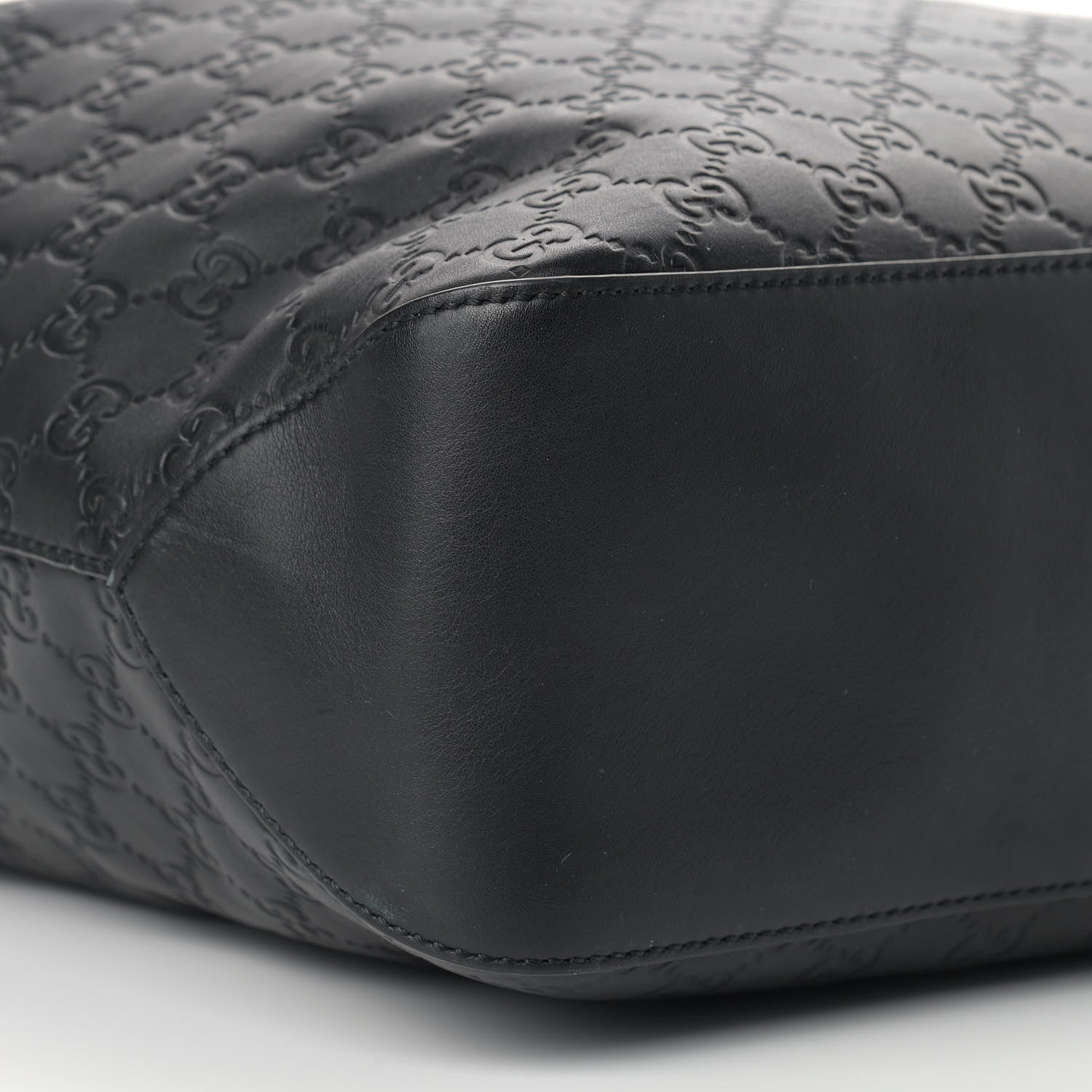Gucci Guccissima Signature Large Linea A Hobo Black 8 of 12