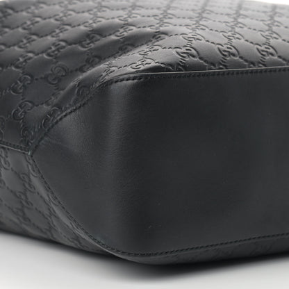 Gucci Guccissima Signature Large Linea A Hobo Black 8 of 12