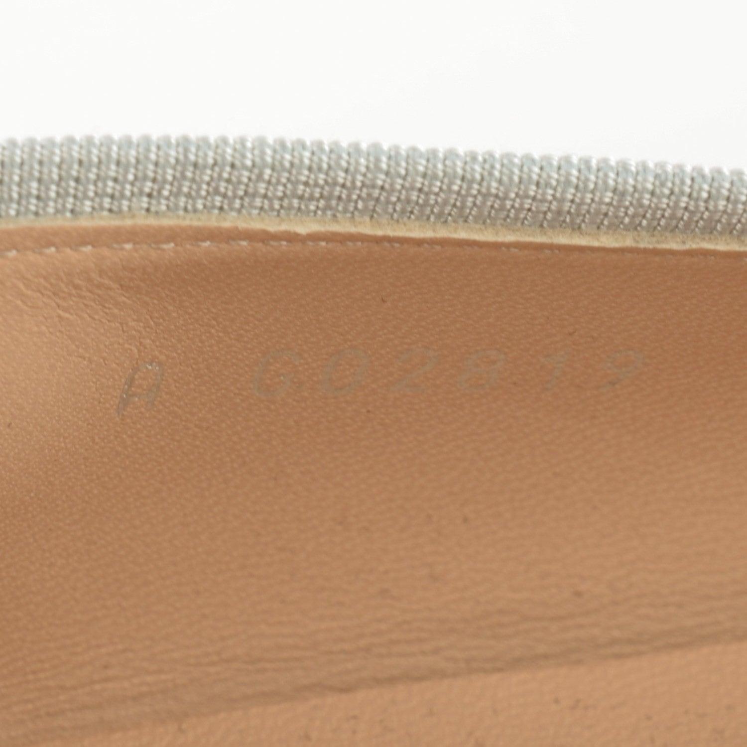 Chanel Lambskin Metallic CC Cap Toe Ballerina Flats 37 Silver 8 of 8