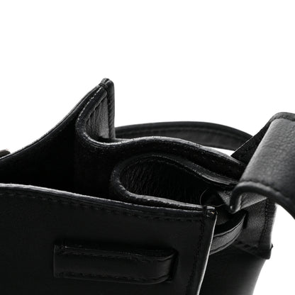 Celine Supple Grained Calfskin Long Strap Big Bag Bucket Black 13 of 14