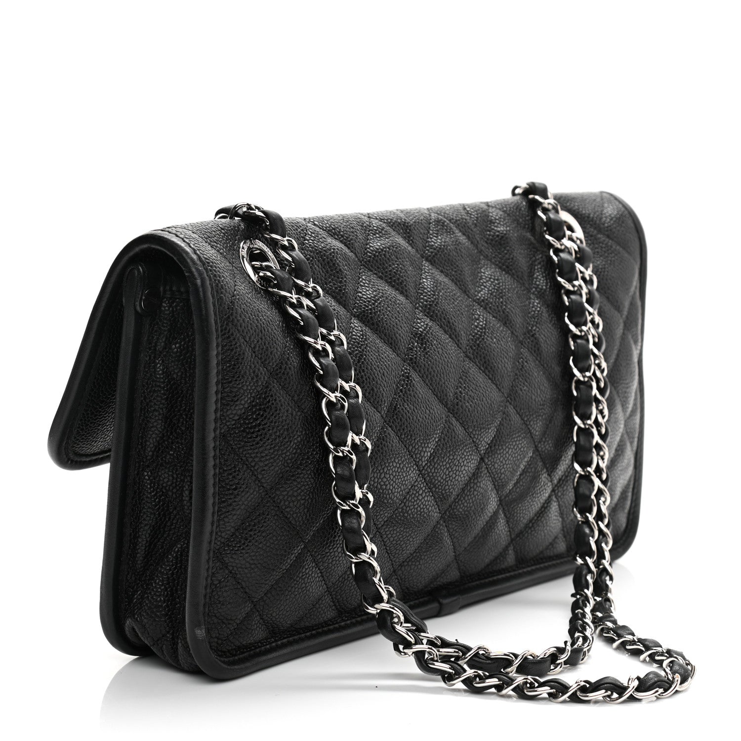 Chanel Caviar Quilted Medium French Riviera Flap Black 3 of 12