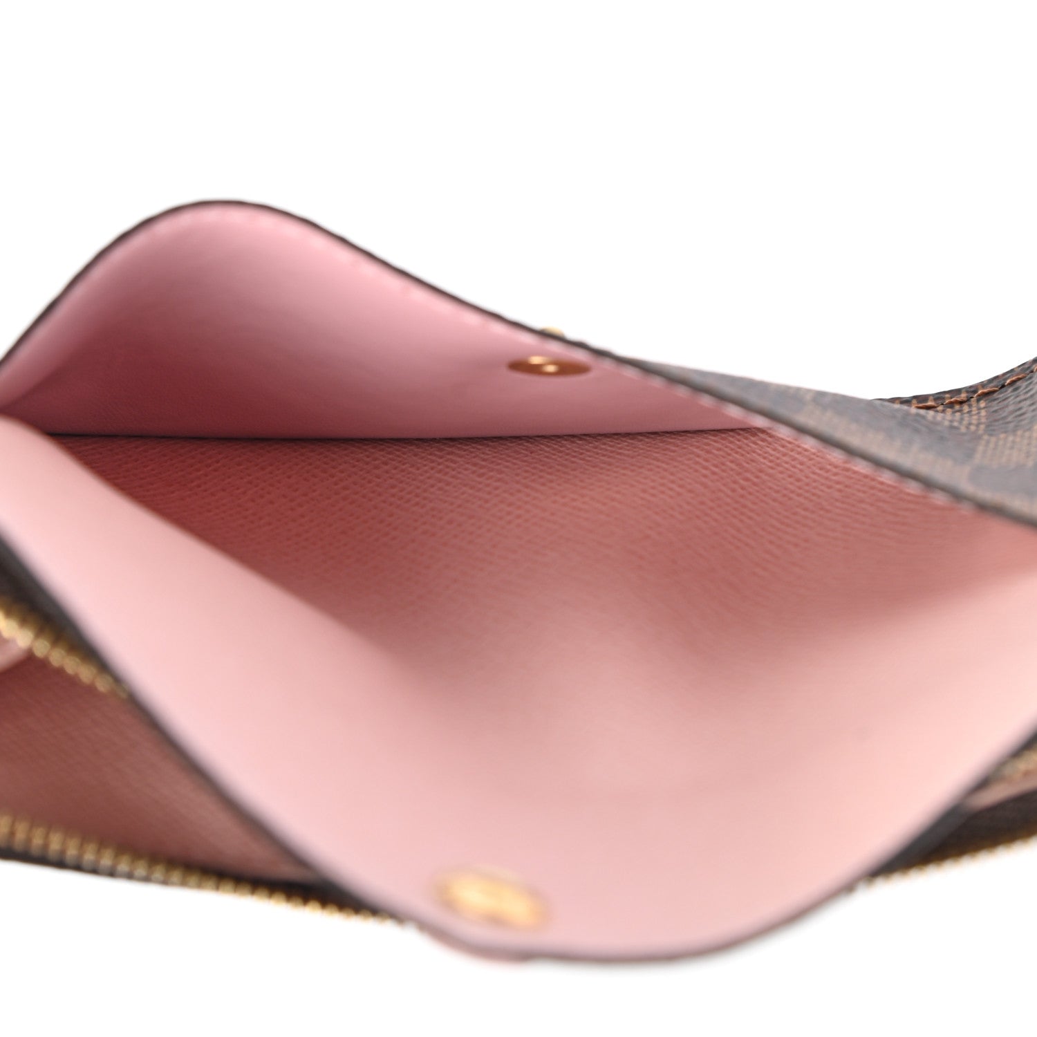 Louis Vuitton Damier Ebene Recto Verso Card Holder Rose Ballerine 6 of 9