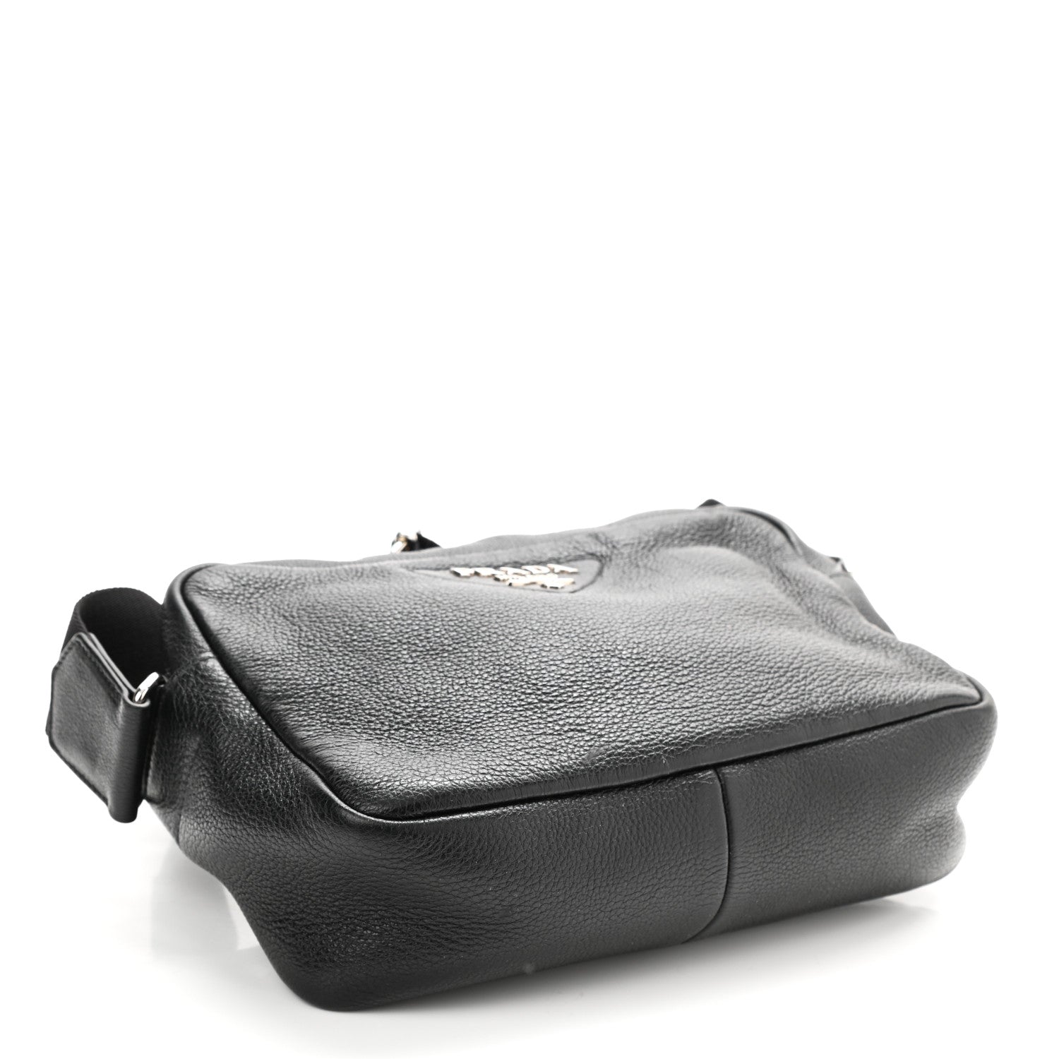 Prada Vitello Daino Crossbody Black 3 of 9
