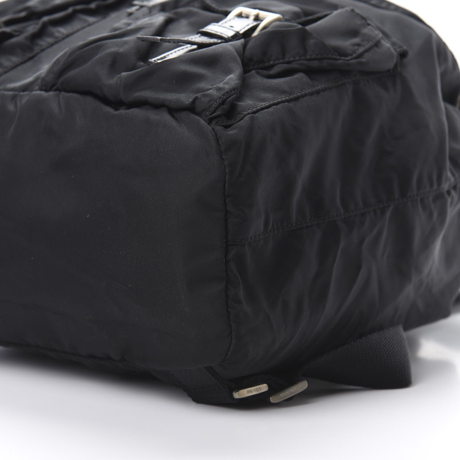 Prada Nylon Vela Medium Backpack Black 9 of 11