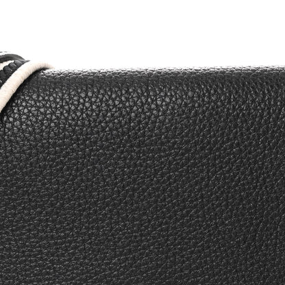 Prada Vitello Daino Soft Flap Crossbody Black 8 of 10