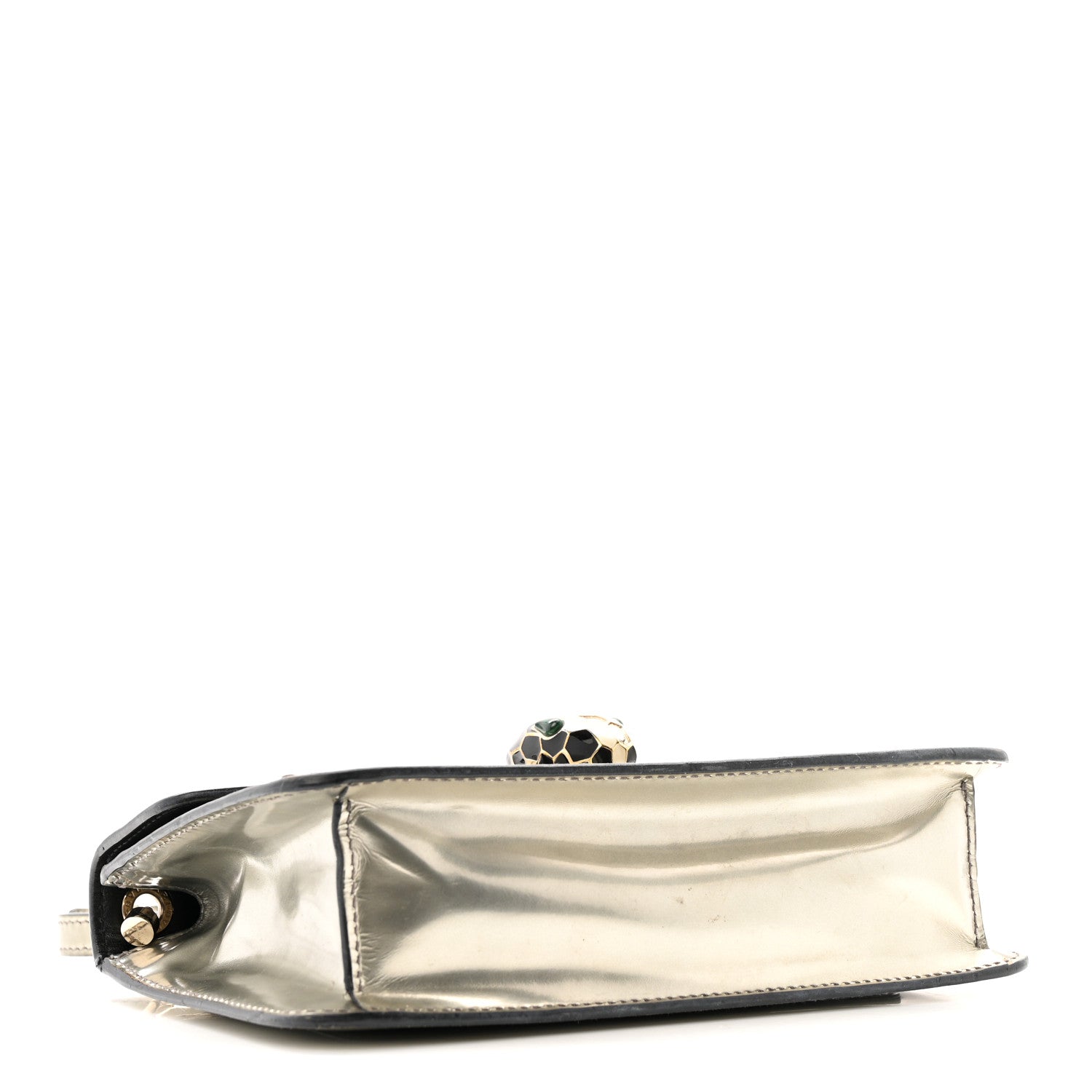 Bulgari Metallic Serpenti Forever Small Shoulder Bag Silver 4 of 16