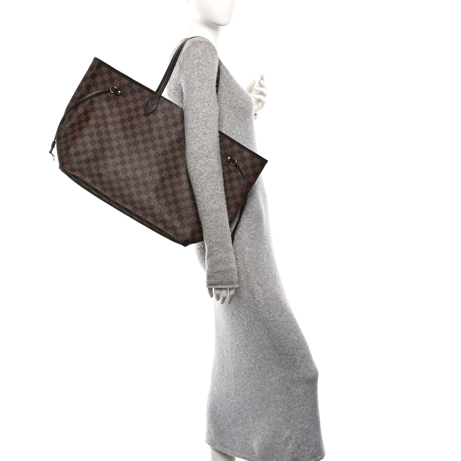 Louis Vuitton Damier Ebene Neverfull GM 2 of 9