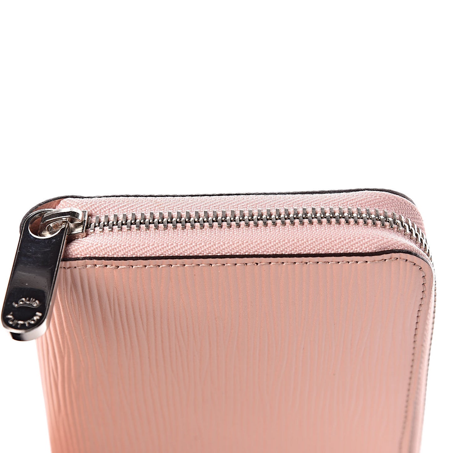 Epi Zippy Wallet Rose Nacre