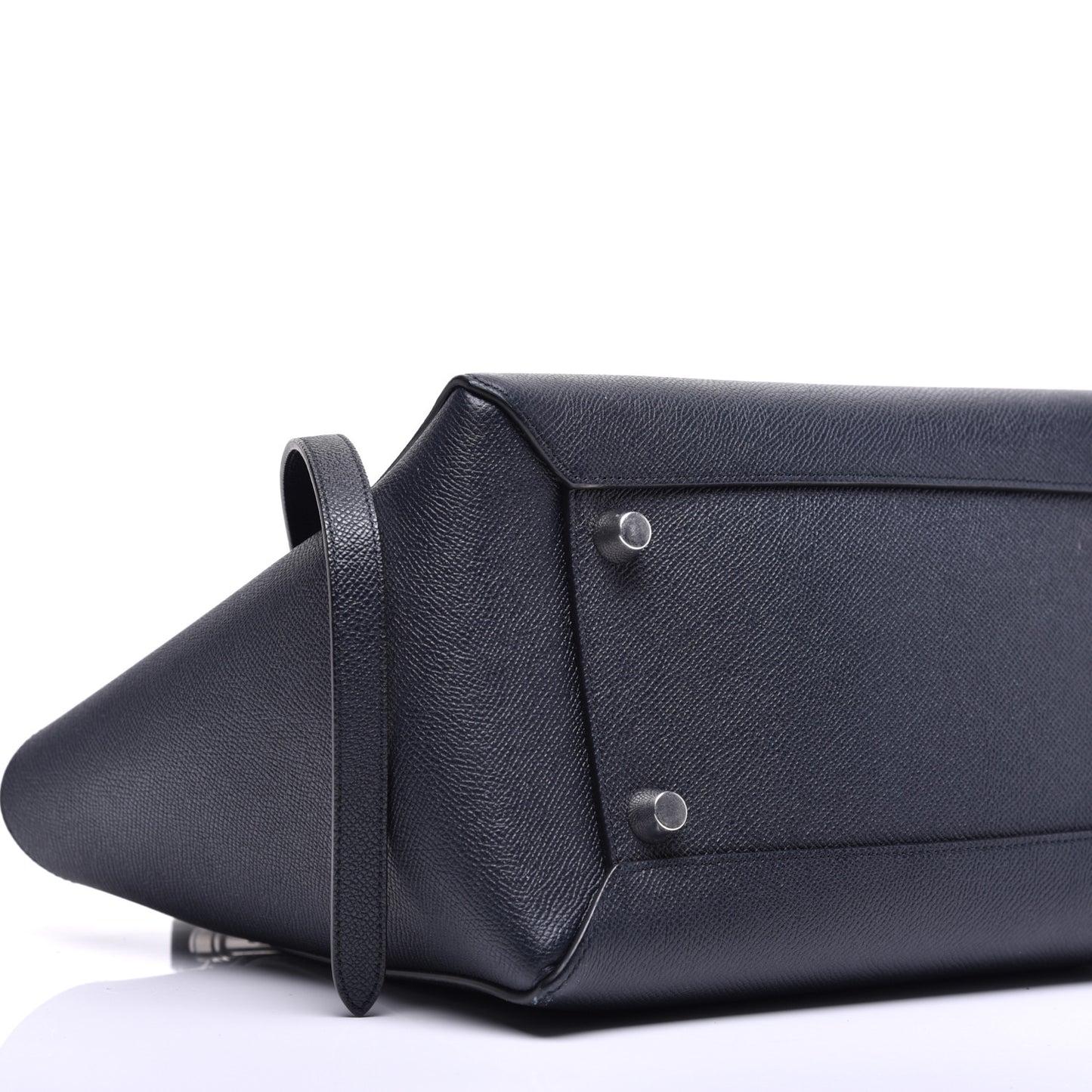 Grained Calfskin Mini Belt Bag Navy