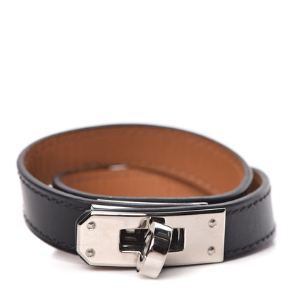 Hermes Box Kelly Double Tour Bracelet XS Black 1 of 6