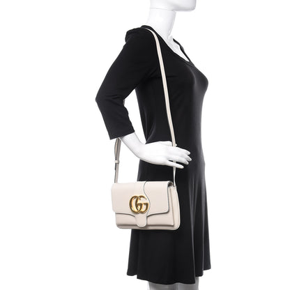 Gucci Calfskin Small Arli Flap Shoulder Bag Mystic White 2 of 10