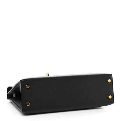 Hermes Epsom Mini Kelly Sellier 20 Black 4 of 11