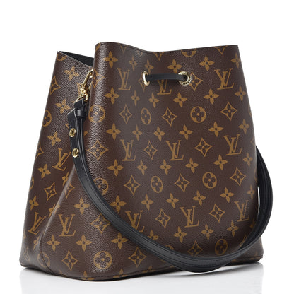 Louis Vuitton Monogram Neonoe MM Black 3 of 6