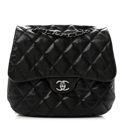 Chanel Lambskin Quilted Large Chanel 3 Flap Black 1 of 14