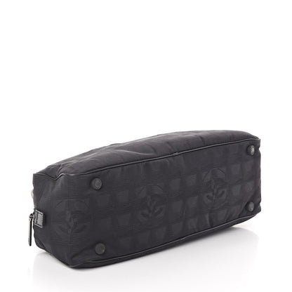Chanel Nylon Travel Bowler Black 4 of 10