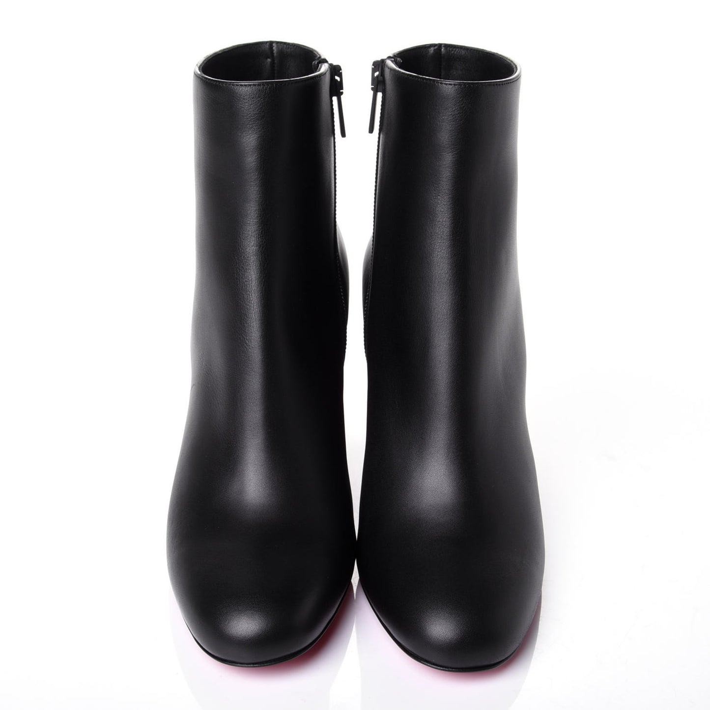 Calfskin Turela 85 Ankle Boots 36.5 Black