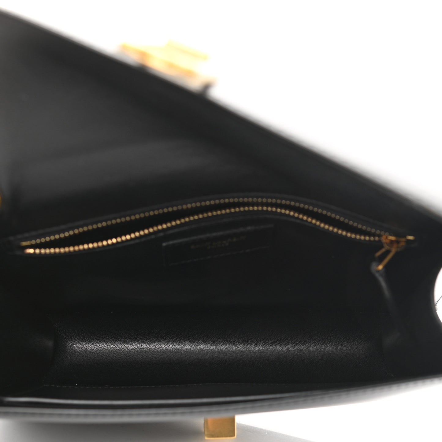 Smooth Calfskin Carre Satchel Black