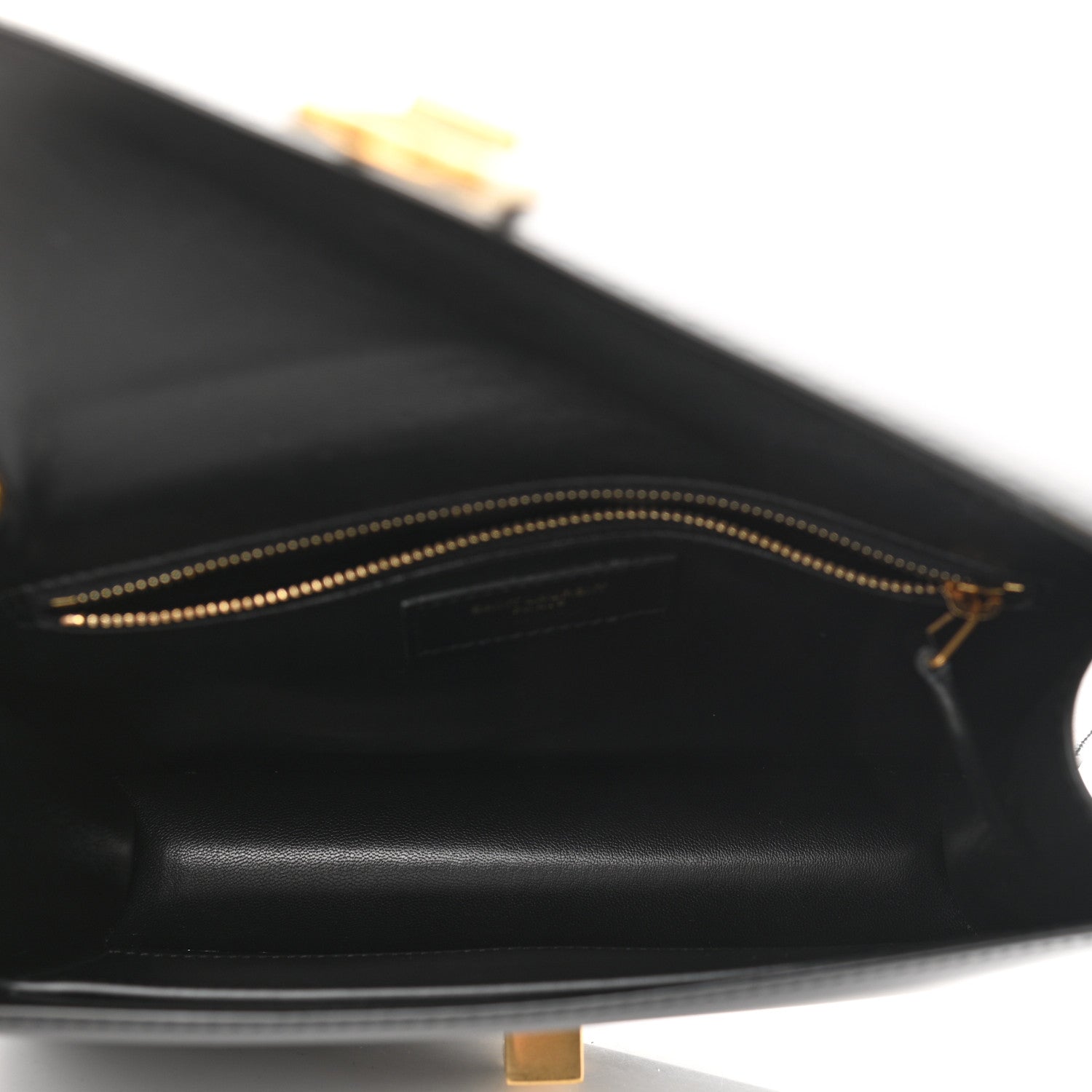 Saint Laurent Smooth Calfskin Carre Satchel Black 5 of 12