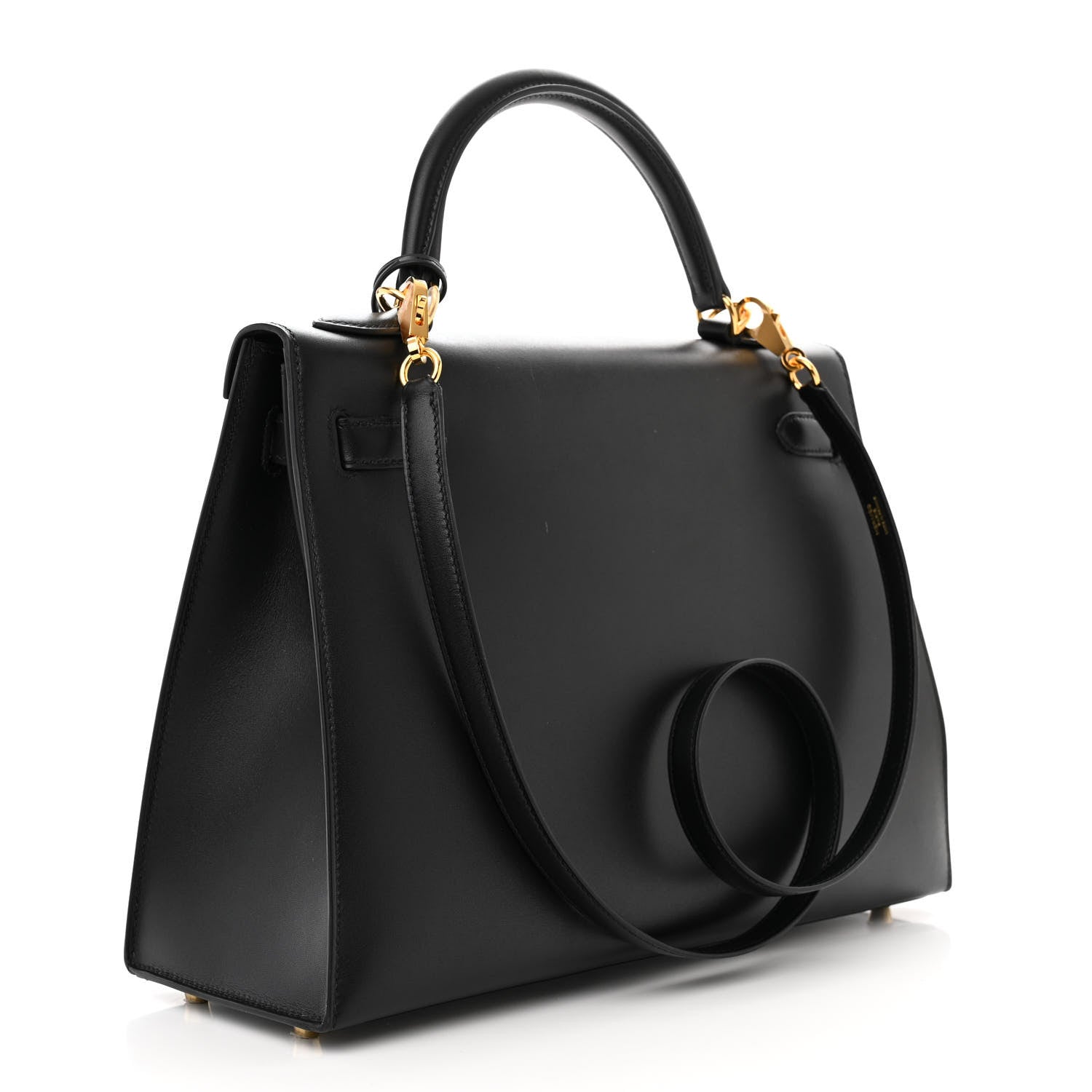 Hermes Tadelakt Kelly Sellier 32 Black 3 of 13